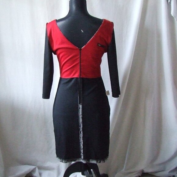 Sooz by Isabel C dress bodycon grey black stretchy European 40 size medium new - Picture 10 of 16